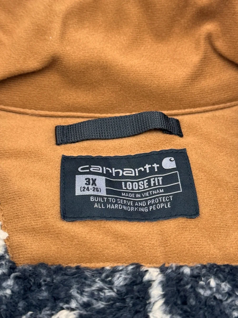 NWT Carhartt Loose Fit Fleece Pullover Jacket - Women's 3X (24-26) - Picture 10 of 16